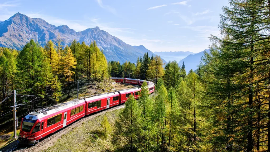 Sleeper train scenic views